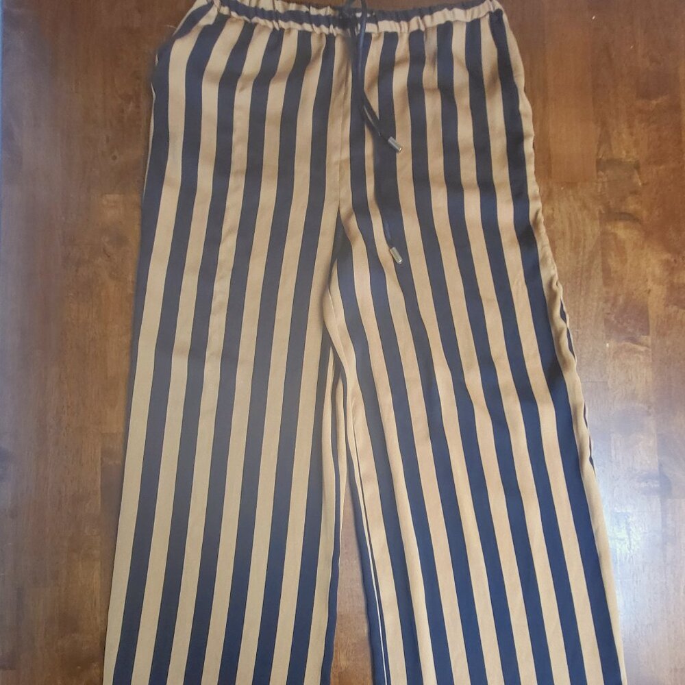Top Shop ~ Sz 6 ~ Wide Striped Pants ~ Excellent Condition